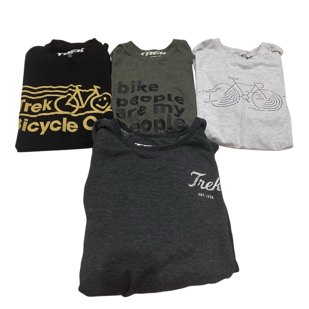 Trek Bicycle Co Graphic‎ Tee & Crewneck Bundle Cycling Casual Streetwear Outdoor